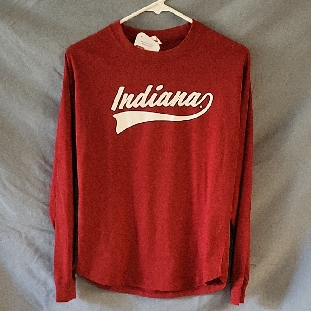 Indiana Red Long Sleeve Top